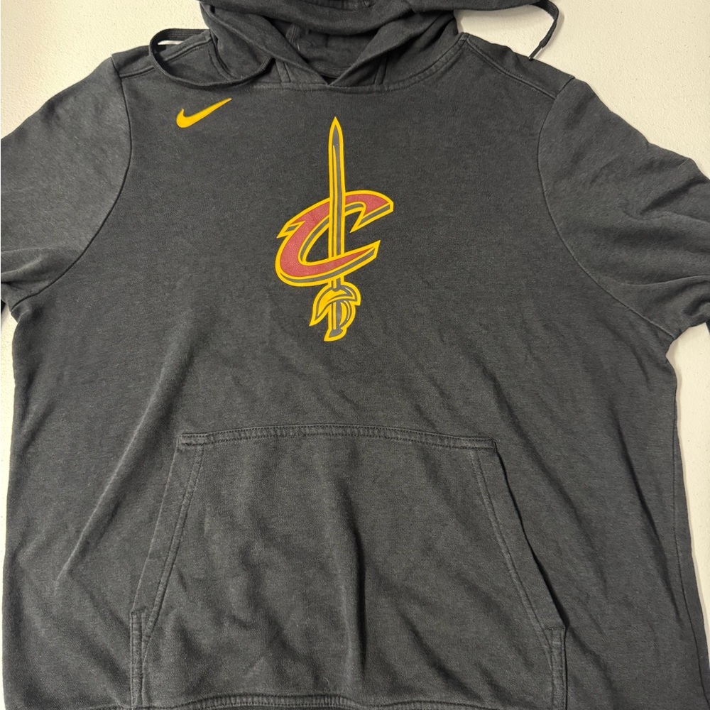 Black Cleveland Cavs Nike Hoodie with Yellow Logo